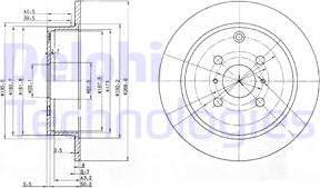 Delphi BG3867 - Kočioni disk www.molydon.hr