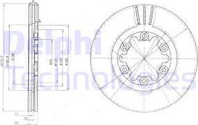 Delphi BG3809 - Kočioni disk www.molydon.hr