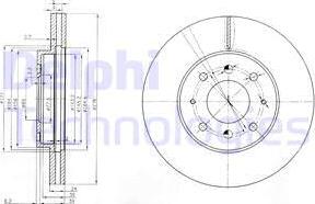 Delphi BG3810 - Kočioni disk www.molydon.hr