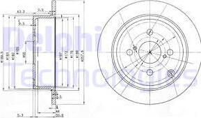 Delphi BG3889 - Kočioni disk www.molydon.hr