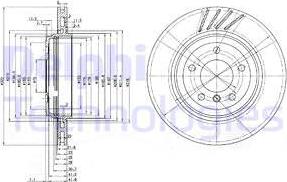 Delphi BG3831 - Kočioni disk www.molydon.hr