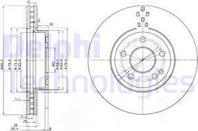 Delphi BG3838 - Kočioni disk www.molydon.hr