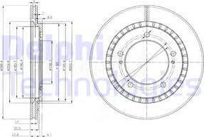 Delphi BG3820 - Kočioni disk www.molydon.hr