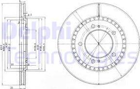 Delphi BG3821 - Kočioni disk www.molydon.hr