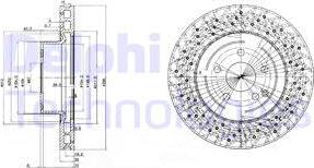 Delphi BG3827 - Kočioni disk www.molydon.hr