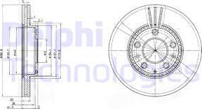 Delphi BG3874C - Kočioni disk www.molydon.hr