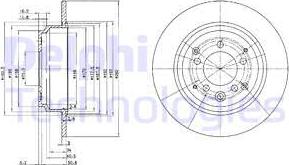 Delphi BG3390 - Kočioni disk www.molydon.hr