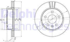 Delphi BG3296 - Kočioni disk www.molydon.hr