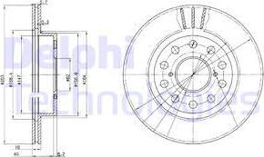 Delphi BG3268 - Kočioni disk www.molydon.hr