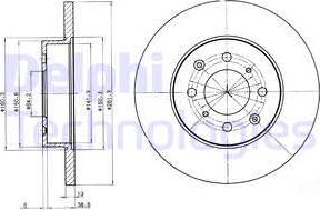 Delphi BG3262 - Kočioni disk www.molydon.hr