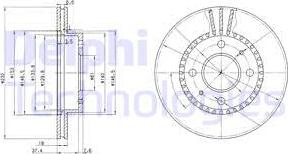 Delphi BG3206 - Kočioni disk www.molydon.hr