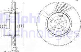 Delphi BG3238 - Kočioni disk www.molydon.hr