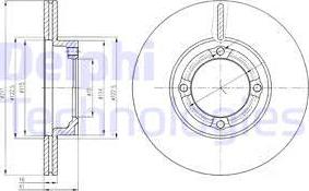 Delphi BG3220 - Kočioni disk www.molydon.hr