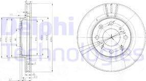 Delphi BG3794 - Kočioni disk www.molydon.hr