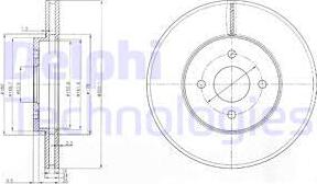 Delphi BG3742 - Kočioni disk www.molydon.hr