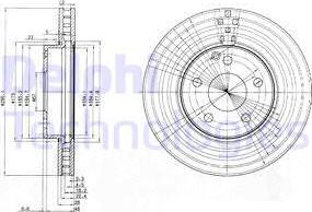 Delphi BG3755 - Kočioni disk www.molydon.hr