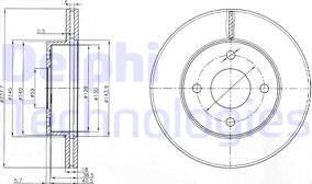 Delphi BG3763 - Kočioni disk www.molydon.hr