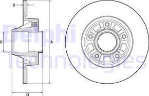 Delphi BG3767 - Kočioni disk www.molydon.hr