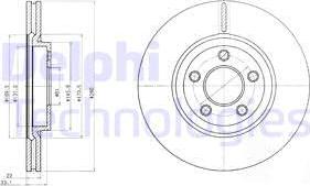 Delphi BG3704 - Kočioni disk www.molydon.hr