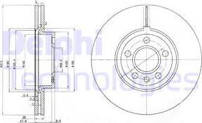 Delphi BG3719 - Kočioni disk www.molydon.hr