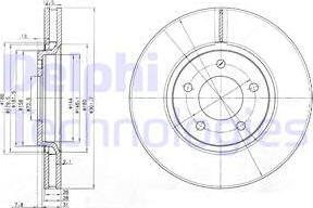 Delphi BG3716 - Kočioni disk www.molydon.hr