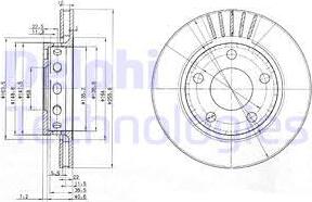 Delphi BG3785 - Kočioni disk www.molydon.hr