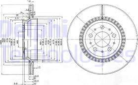 Delphi BG3782C-18B1 - Kočioni disk www.molydon.hr