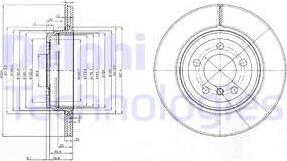 Delphi BG3787 - Kočioni disk www.molydon.hr