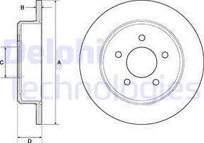 Delphi BG3739 - Kočioni disk www.molydon.hr