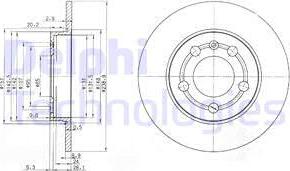 Delphi BG3738 - Kočioni disk www.molydon.hr