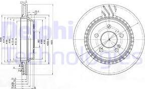 Delphi BG3726 - Kočioni disk www.molydon.hr