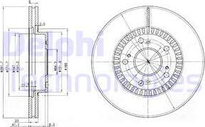 Delphi BG3720 - Kočioni disk www.molydon.hr