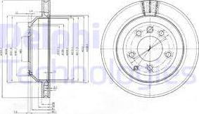 Delphi BG3775 - Kočioni disk www.molydon.hr