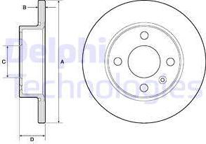 Delphi BG2909 - Kočioni disk www.molydon.hr