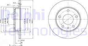 Delphi BG2914 - Kočioni disk www.molydon.hr