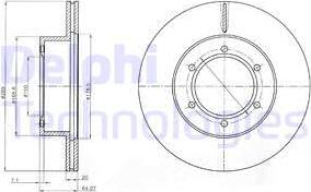 Delphi BG2495 - Kočioni disk www.molydon.hr