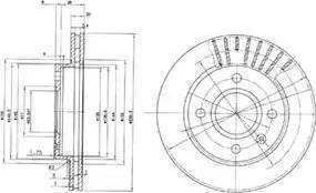 BOSCH 986478502 - Kočioni disk www.molydon.hr