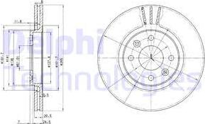 Delphi BG2448 - Kočioni disk www.molydon.hr