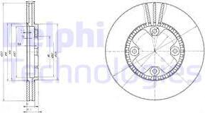 Delphi BG2404 - Kočioni disk www.molydon.hr