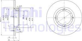 Delphi BG2400 - Kočioni disk www.molydon.hr