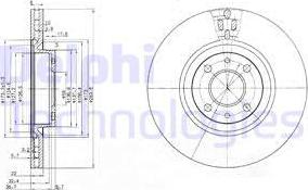 Delphi BG2407 - Kočioni disk www.molydon.hr