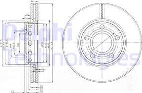 Delphi BG2518 - Kočioni disk www.molydon.hr