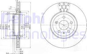 Delphi BG2512C - Kočioni disk www.molydon.hr