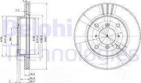 Delphi BG2583 - Kočioni disk www.molydon.hr