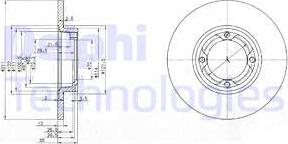 Delphi BG2533 - Kočioni disk www.molydon.hr