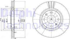 Delphi BG2690 - Kočioni disk www.molydon.hr