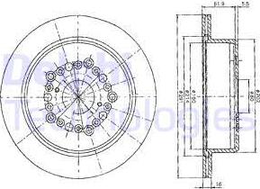 Delphi BG2662 - Kočioni disk www.molydon.hr