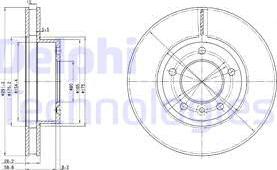 Delphi BG2613 - Kočioni disk www.molydon.hr