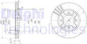 Delphi BG2685 - Kočioni disk www.molydon.hr