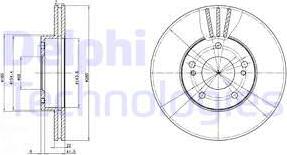 Delphi BG2682 - Kočioni disk www.molydon.hr